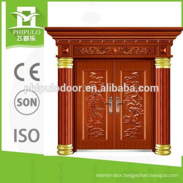 2015 best selling main door double copper door models